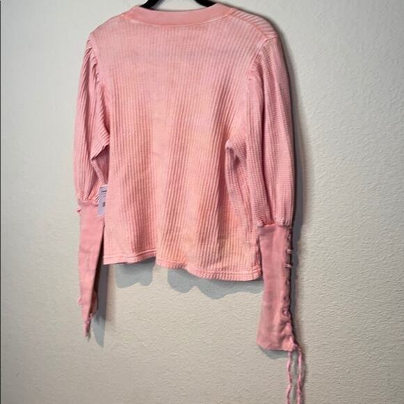 Free People TASHA THERMAL SHIRT - Picture 10 of 12